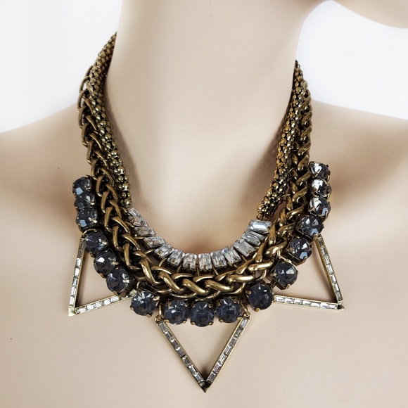 Jewelry - Chuncky Choker Style Metal Statement Necklace